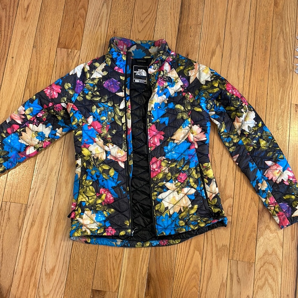 Floral North Face jacket